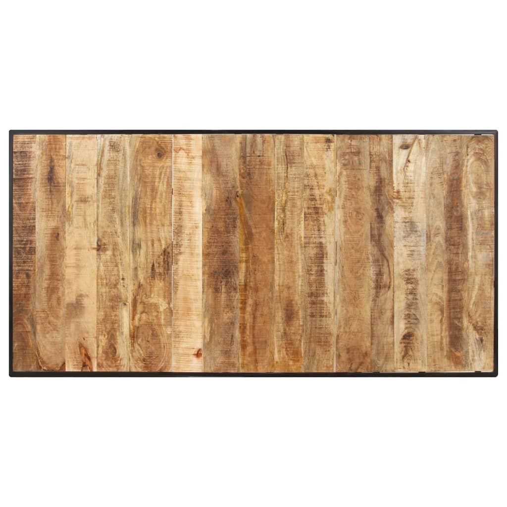 Eettafel 180 cm ruw mangohout