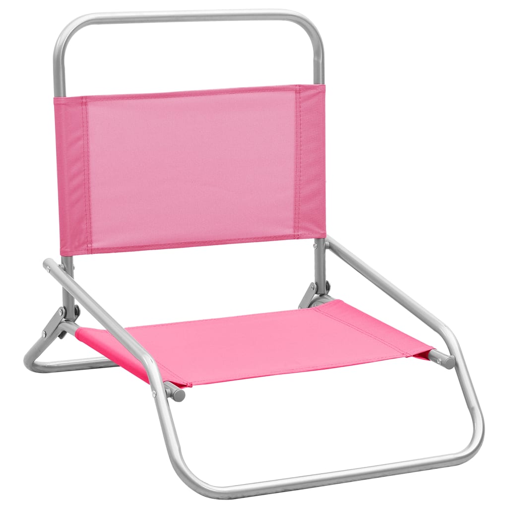 Strandstoelen Inklapbaar Stof Roze