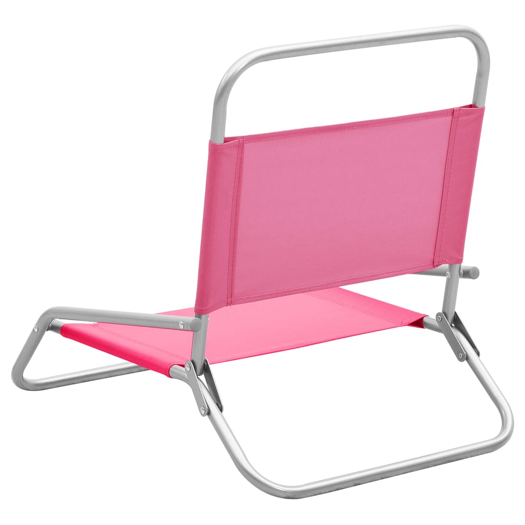 Strandstoelen Inklapbaar Stof Roze