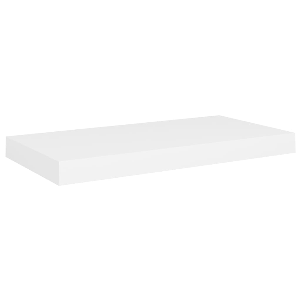 Wandschappen Zwevend 4 St 50X23X3,8 Cm Mdf Wit 50 x 23 x 3.8 cm