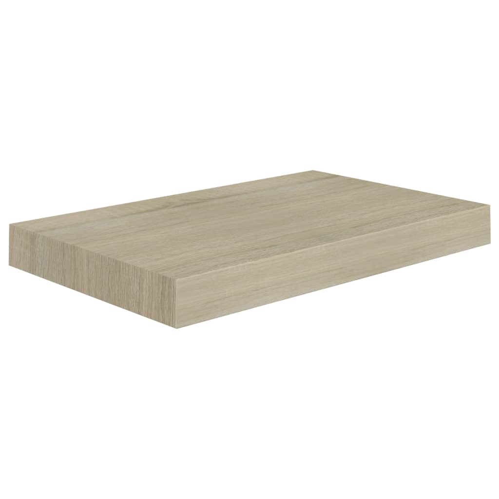 Wandschappen Zwevend 4 St 40X23X3,8 Cm Mdf Eikenkleurig 40 x 23 x 3.8 cm