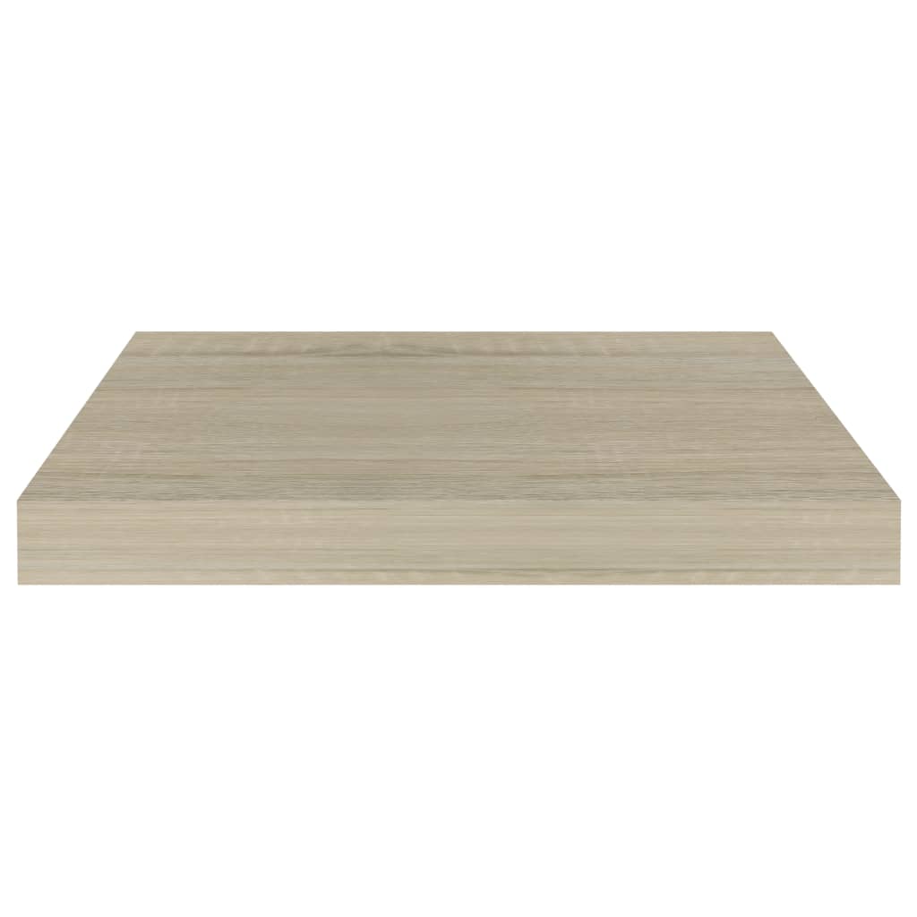 Wandschappen Zwevend 4 St 40X23X3,8 Cm Mdf Eikenkleurig 40 x 23 x 3.8 cm