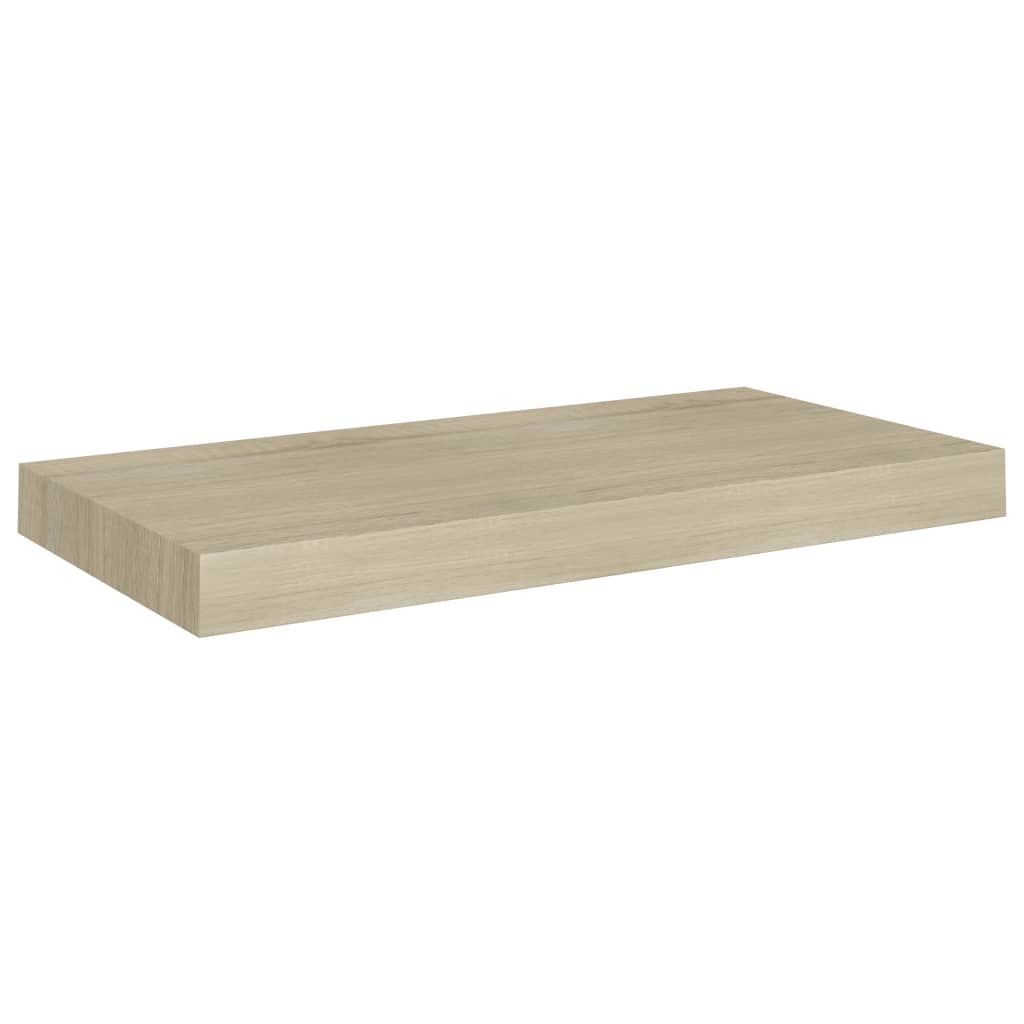 Wandschappen Zwevend 4 St 50X23X3,8 Cm Mdf Eikenkleurig 50 x 23 x 3.8 cm