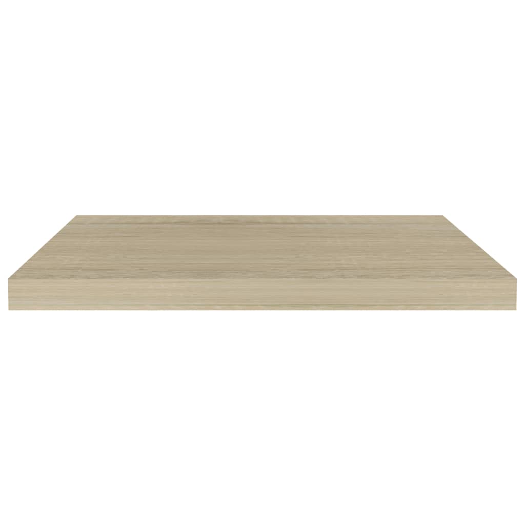 Wandschappen Zwevend 4 St 60X23,5X3,8 Cm Mdf Eikenkleurig 60 x 23.5 x 3.8 cm