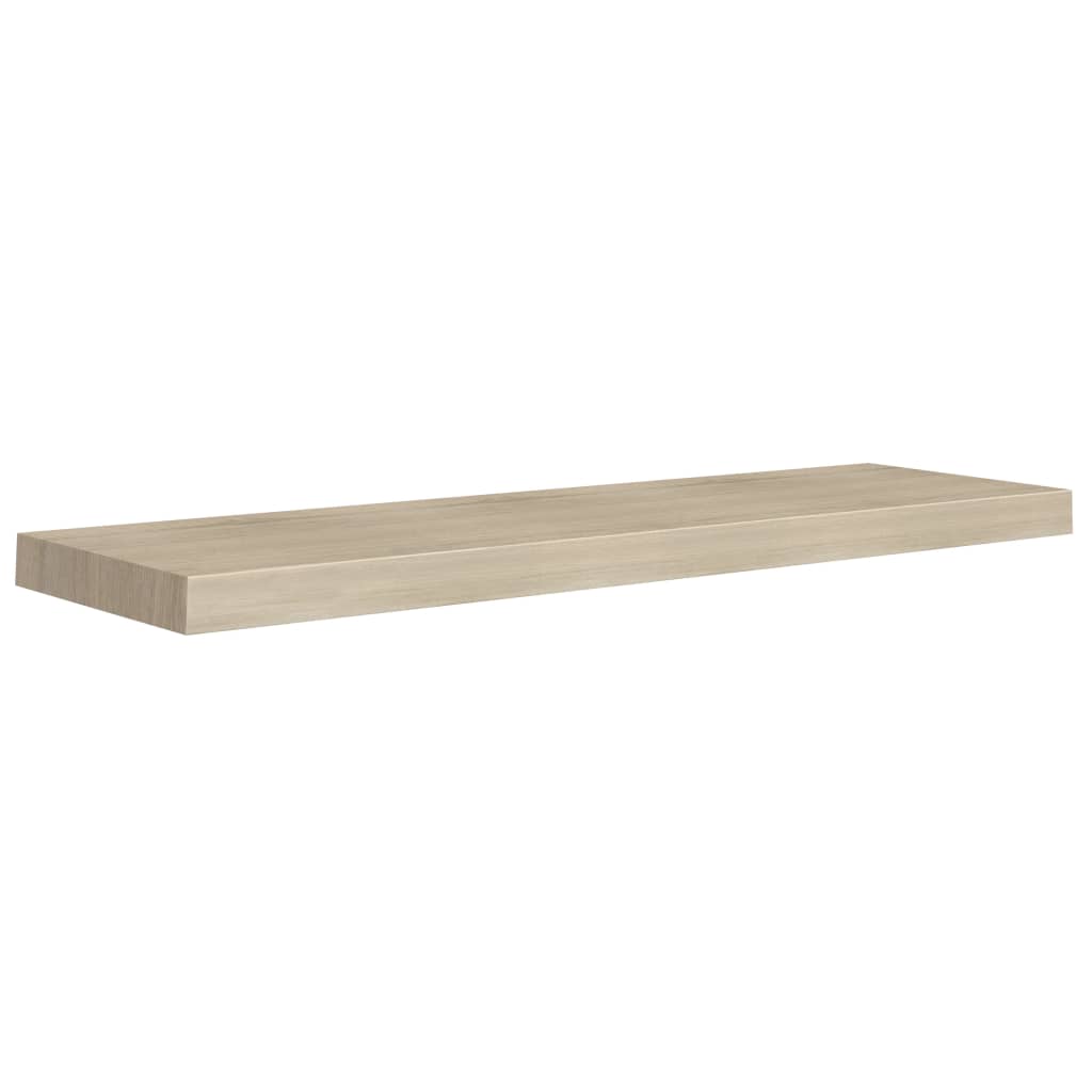 Wandschappen Zwevend 4 St 90X23,5X3,8 Cm Mdf Eikenkleurig 90 x 23.5 x 3.8 cm