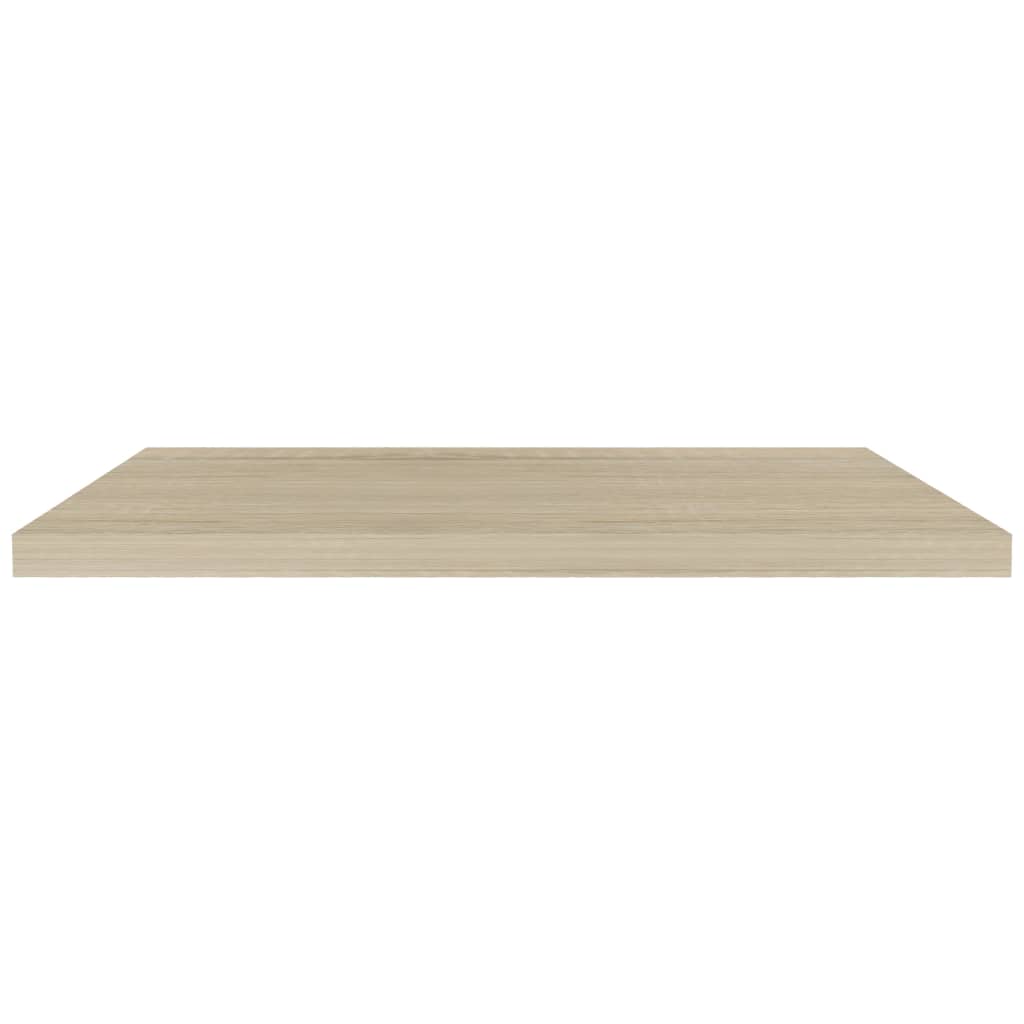 Wandschappen Zwevend 4 St 90X23,5X3,8 Cm Mdf Eikenkleurig 90 x 23.5 x 3.8 cm