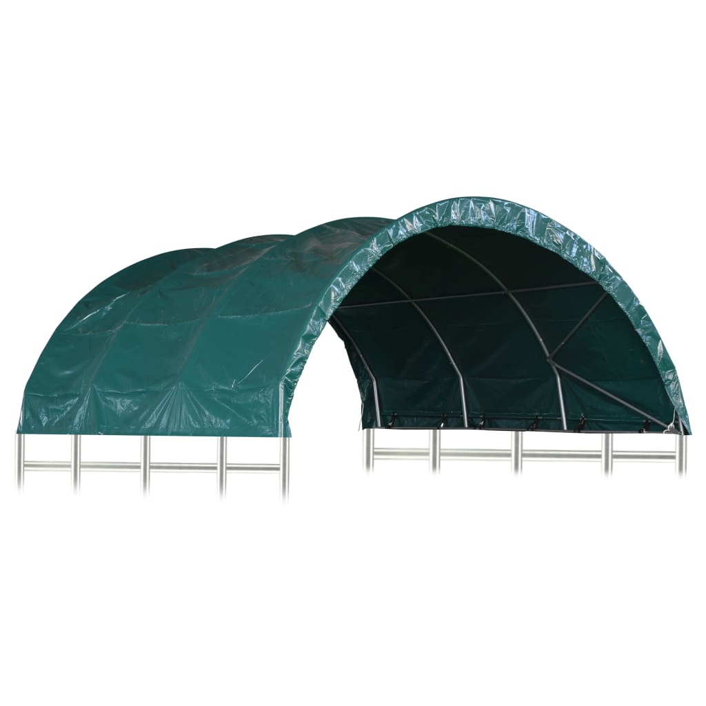 Veetent 3,7X3,7 M Pvc Groen Grijs