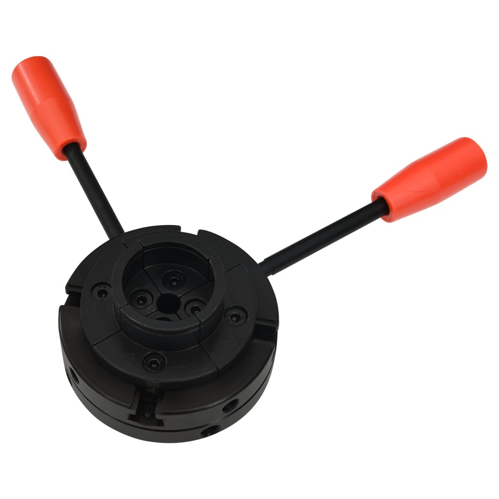 Houtklauwplaat 4 bekken met M33 verbinding 100 mm staal