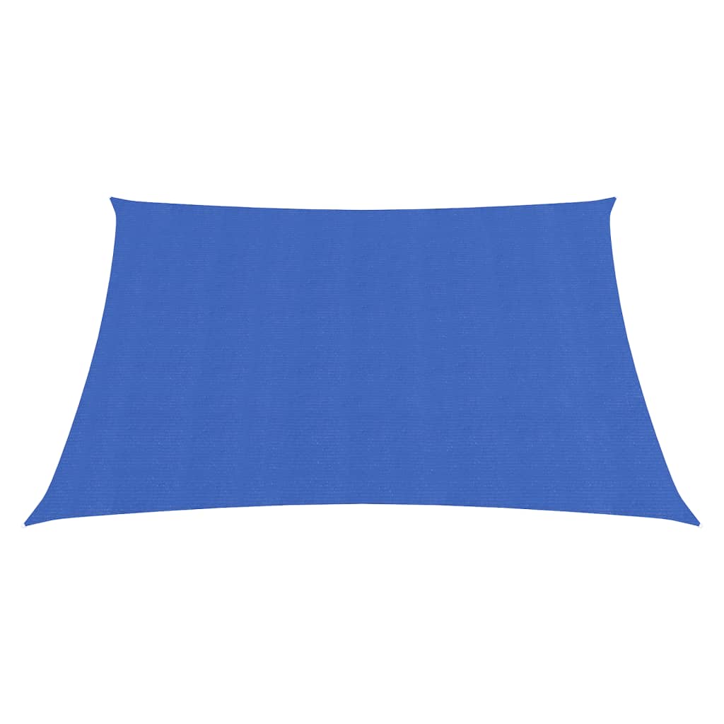 Zonnezeil 160 g/m² vierkant 5x5 m HDPE blauw