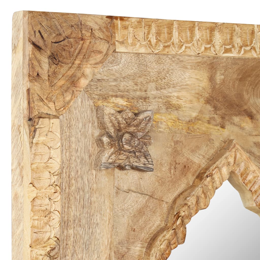 Spiegel 50x3x110 cm massief mangohout