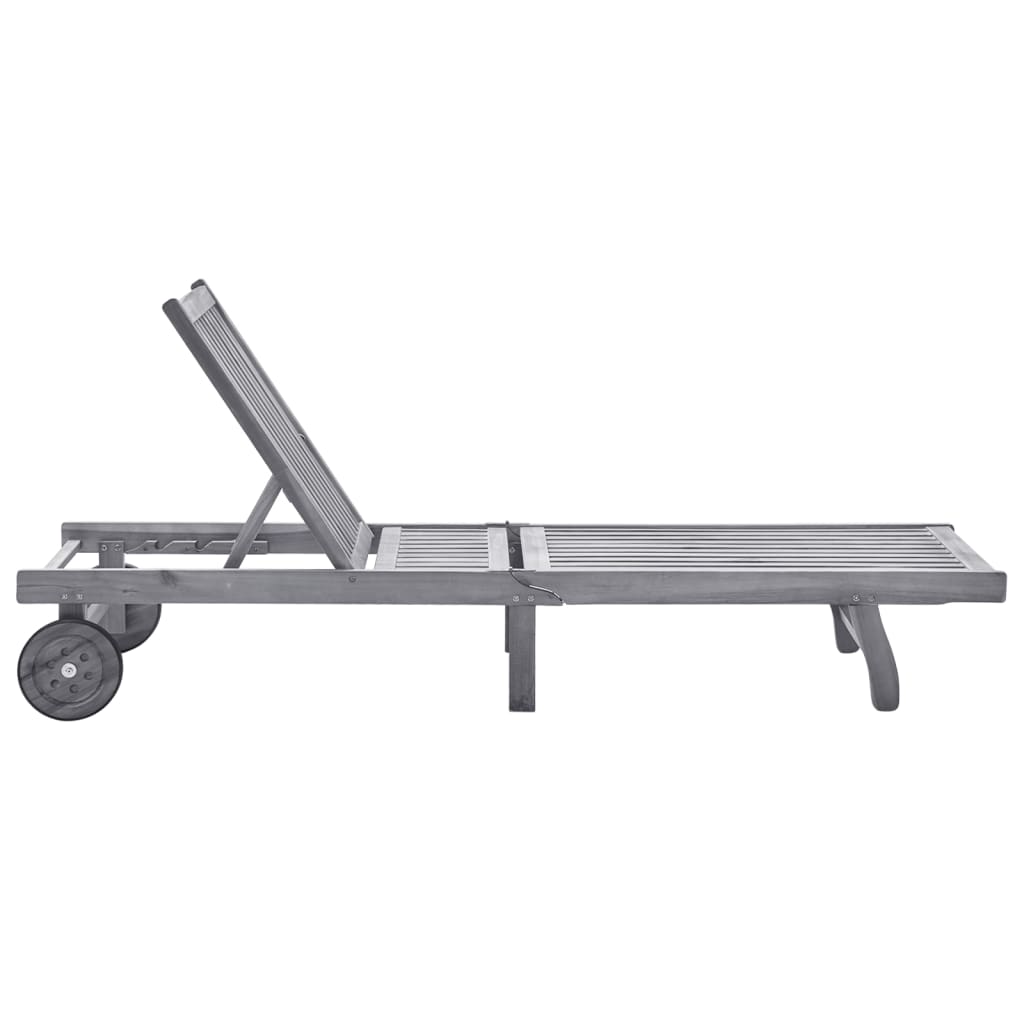 Ligbed massief acaciahout