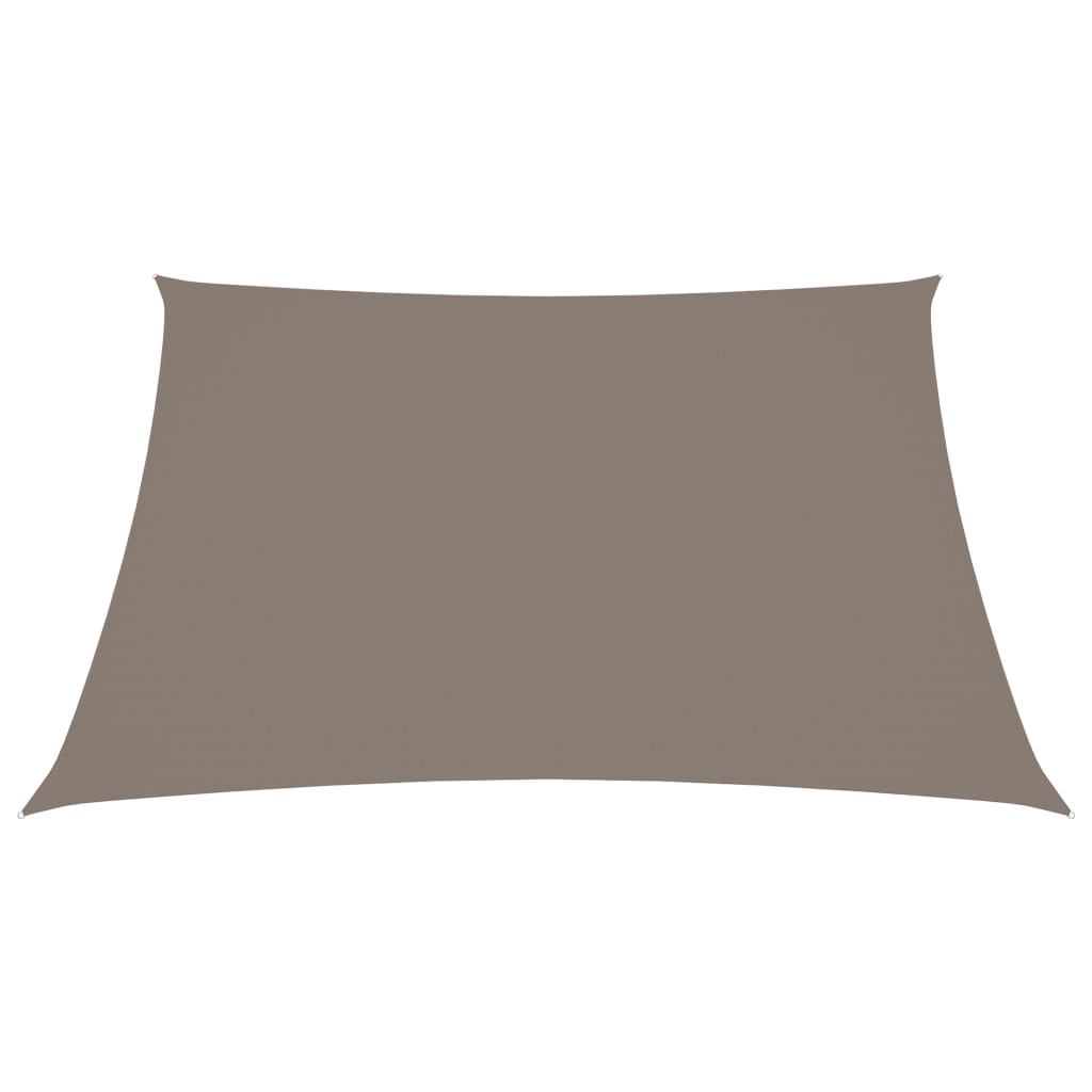 Zonnescherm Vierkant Oxford Stof 4 x 4 m Taupe