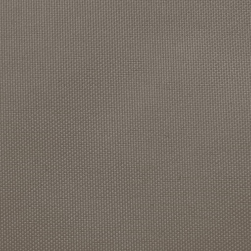 Zonnescherm Vierkant Oxford Stof 4 x 4 m Taupe