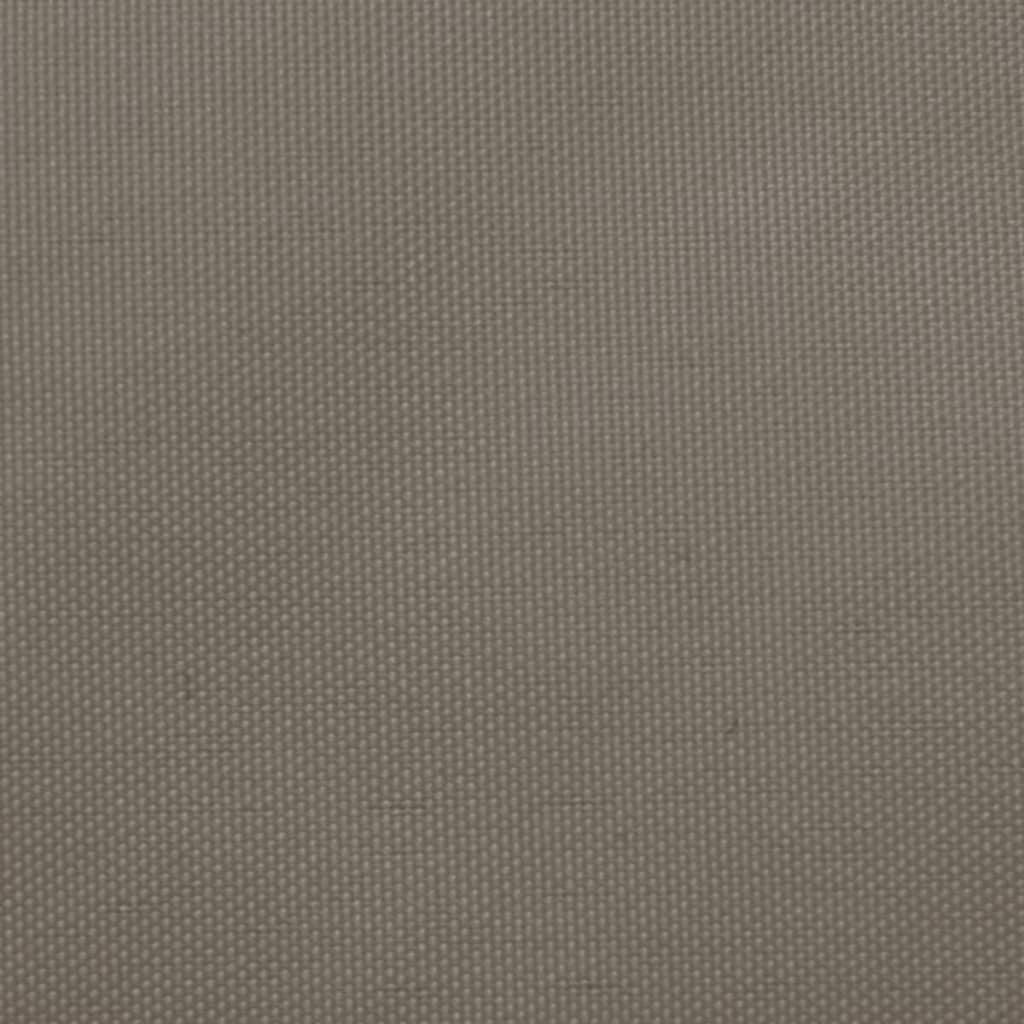 Zonnescherm Vierkant Oxford Stof 5 x 5 m Taupe