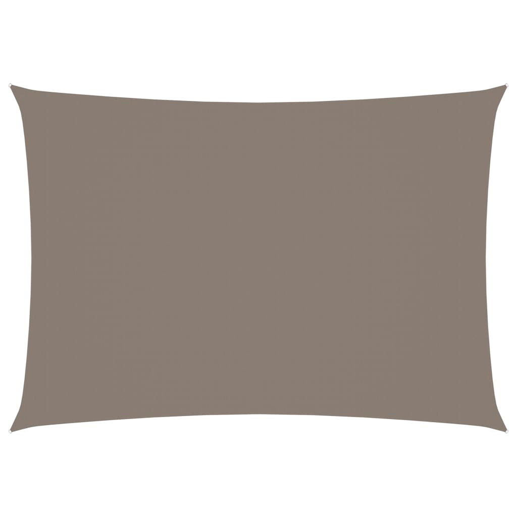 Zonnescherm Rechthoekig 2,5X4 M Oxford Stof Taupe 2.5 x 4 m