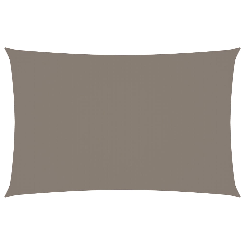 Zonnescherm Rechthoekig 2,5X5 M Oxford Stof Taupe 2.5 x 5 m