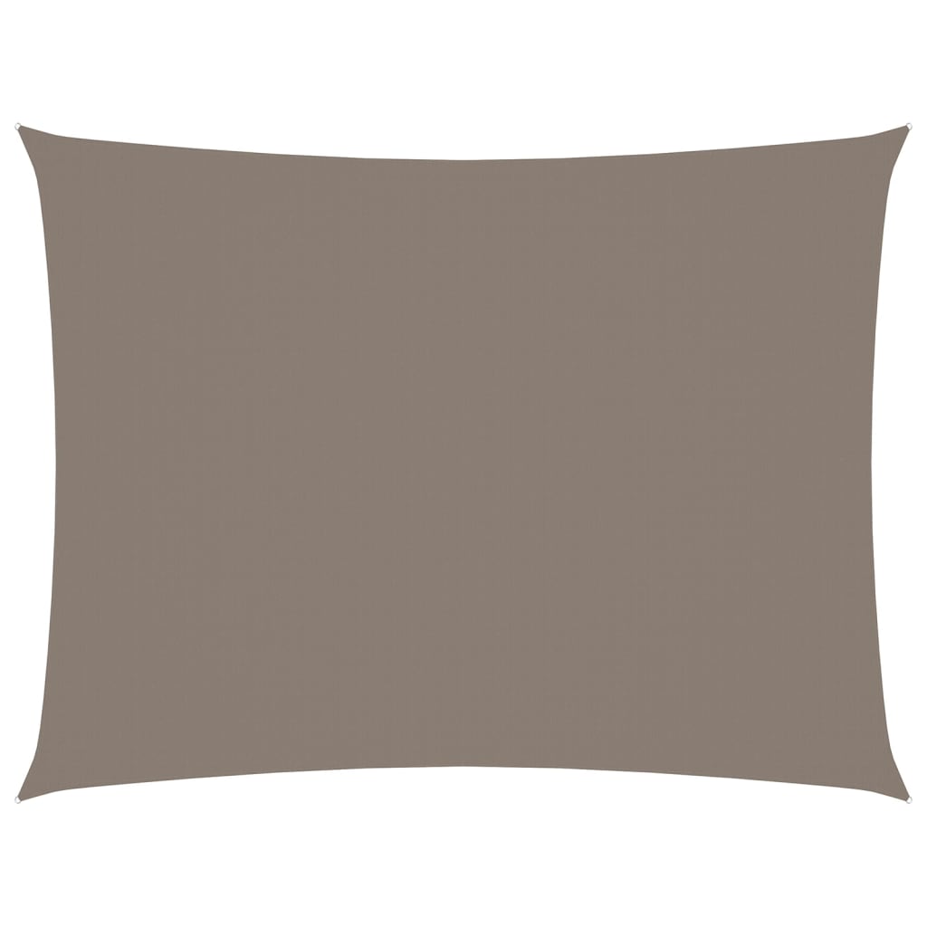 Zonnescherm Rechthoekig 3X4,5 M Oxford Stof Taupe 3 x 4.5 m