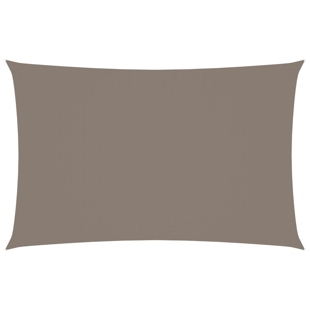 Zonnescherm Rechthoekig Oxford Stof Taupe 3 x 6 m