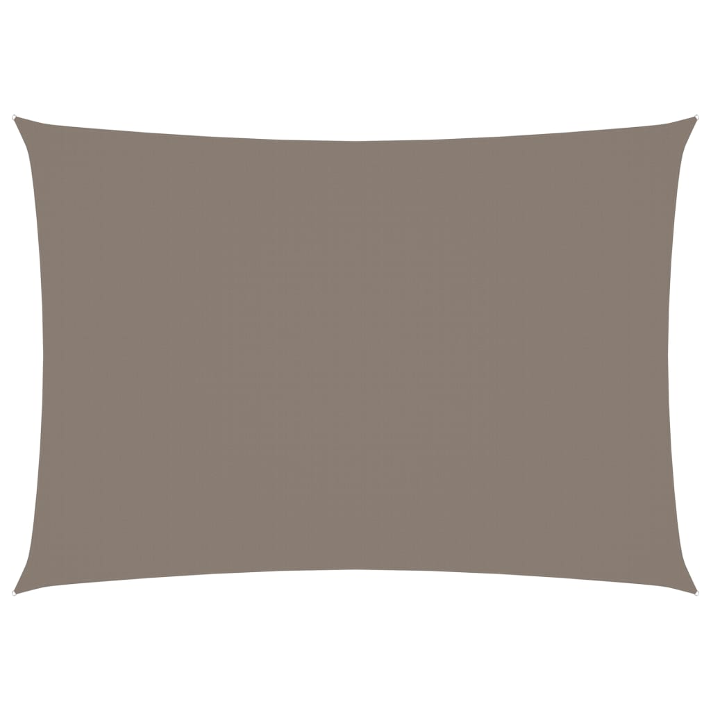 Zonnescherm Rechthoekig Oxford Stof Taupe 4 x 5 m