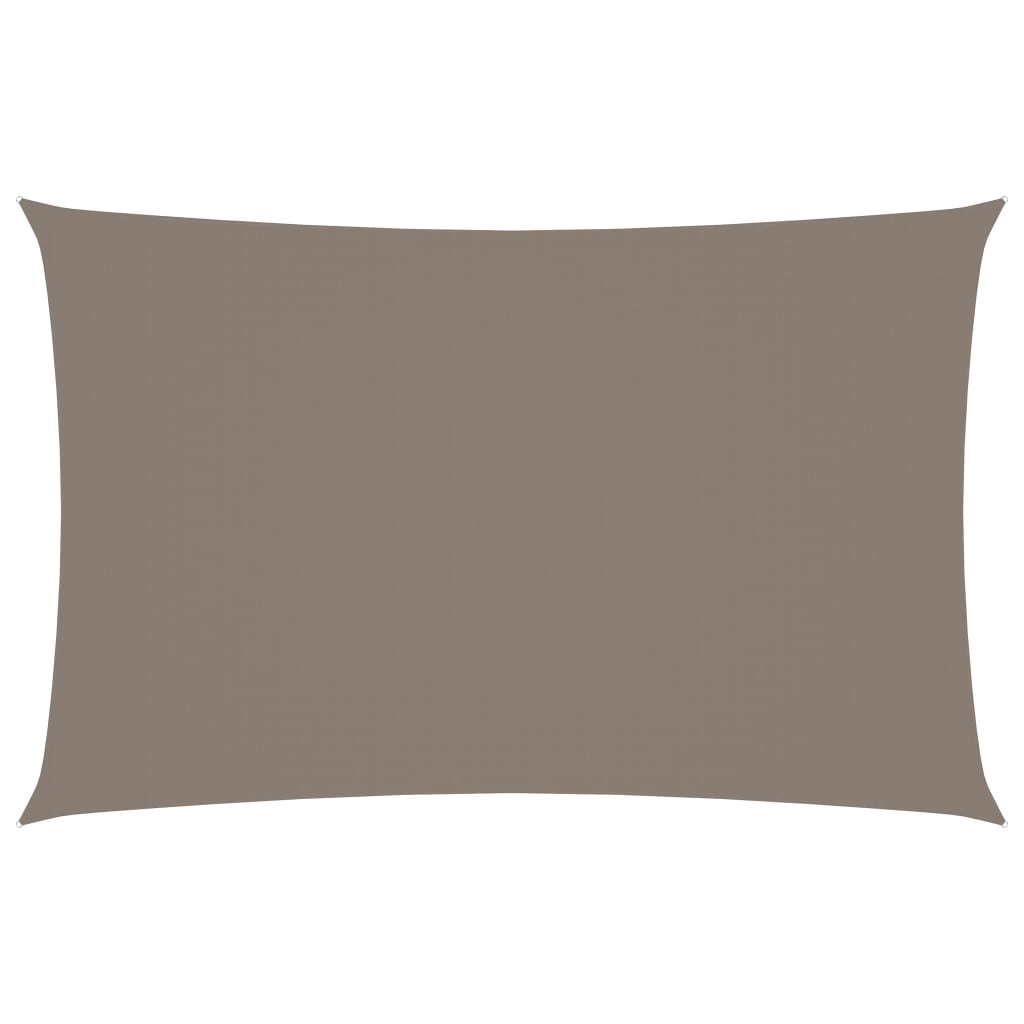 Zonnescherm Rechthoekig Oxford Stof Taupe 4 x 7 m