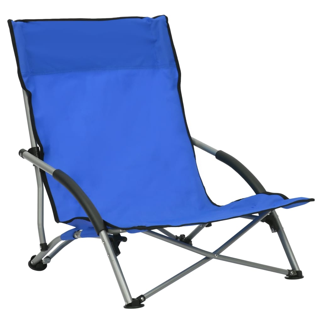 Strandstoelen Inklapbaar Stof Blauw