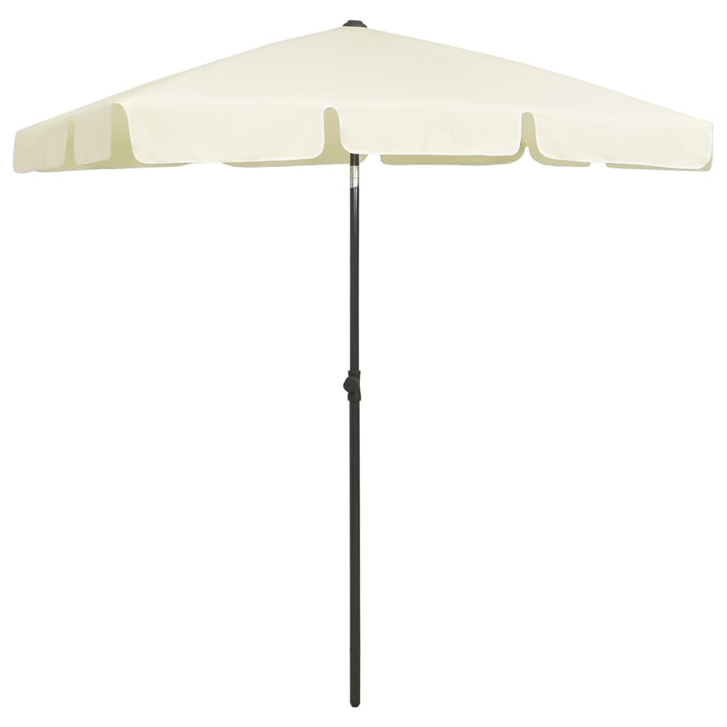 Strandparasol 180X120 Cm Zandgeel 180 x 120 cm sand yellow