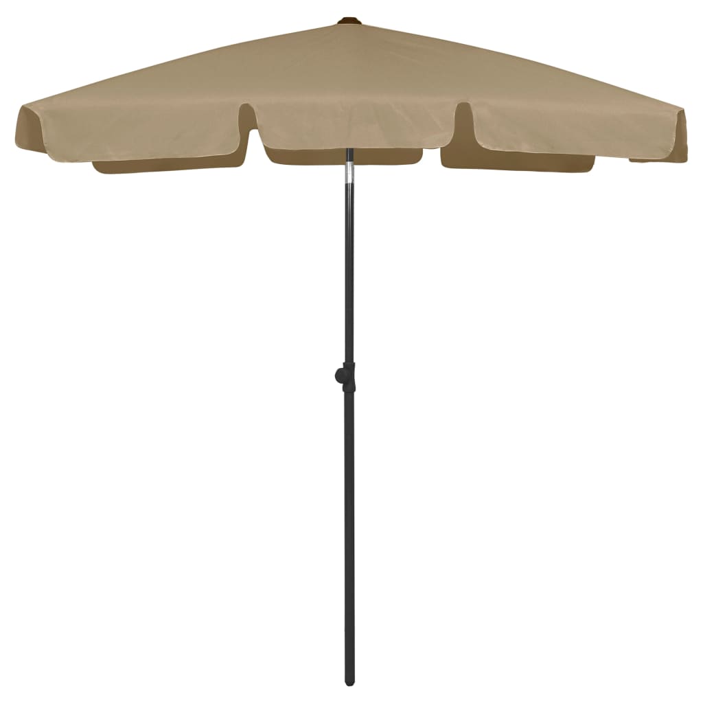 Strandparasol 180X120 Cm Taupe 180 x 120 cm