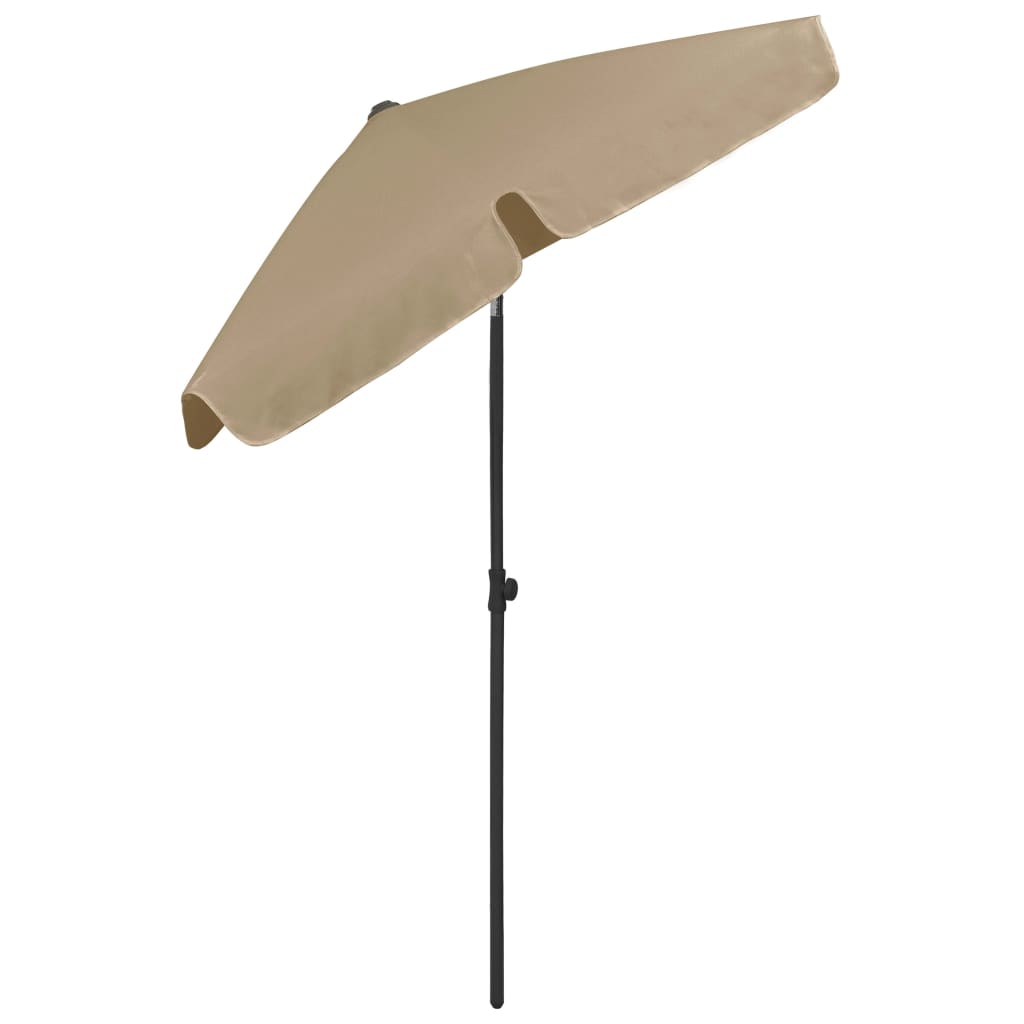 Strandparasol 180X120 Cm Taupe 180 x 120 cm