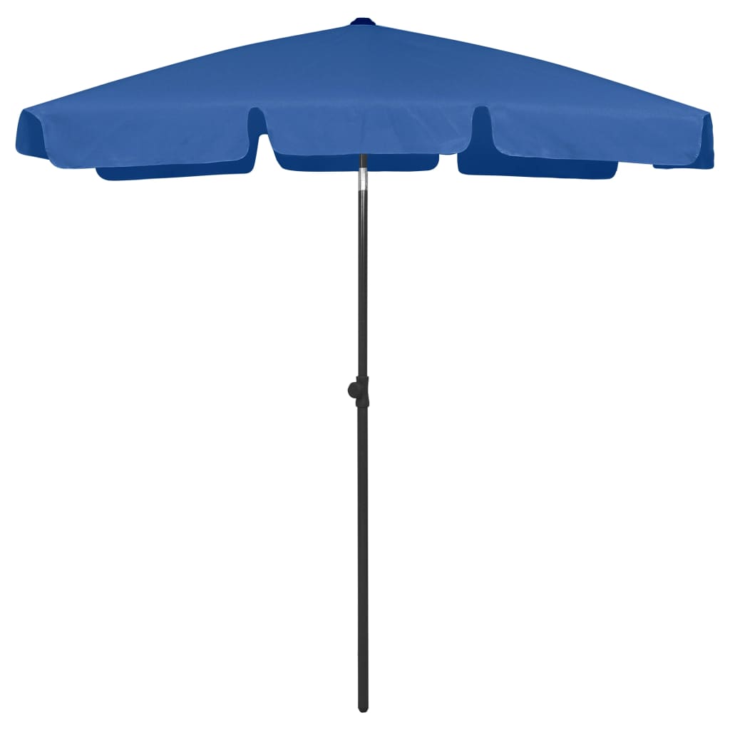 Strandparasol 180X120 Cm Azuurblauw 180 x 120 cm azure blue