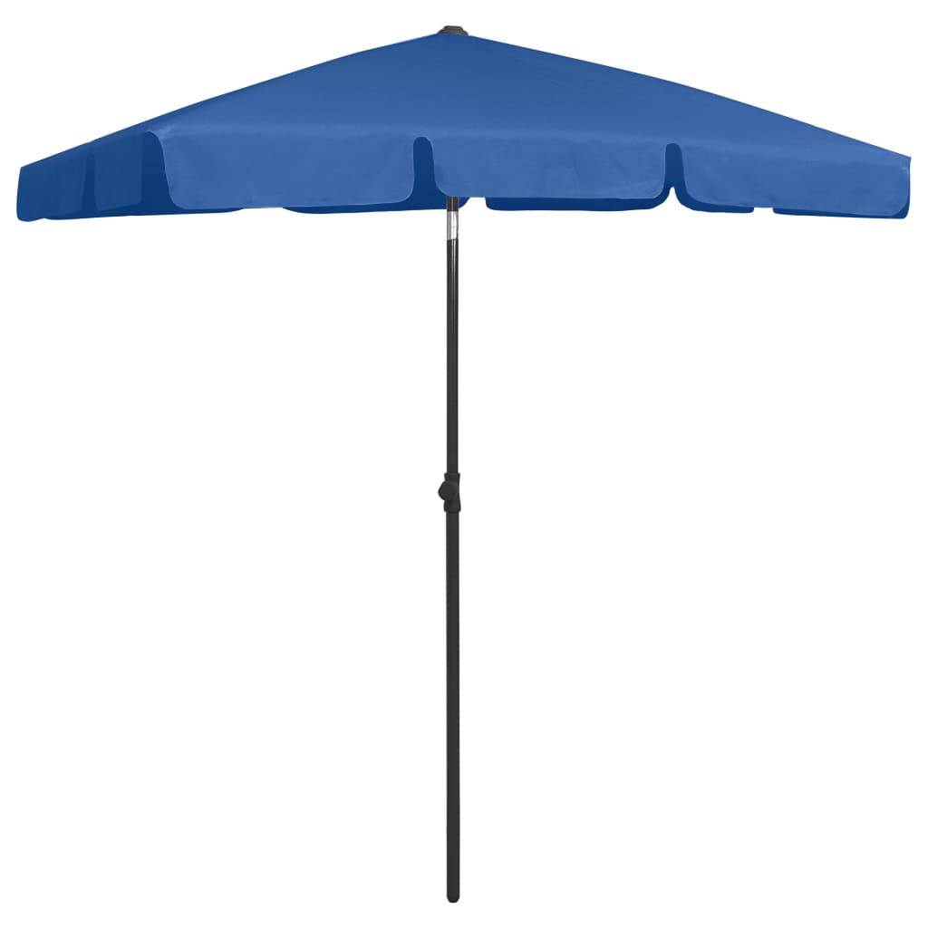 Strandparasol 180X120 Cm Azuurblauw 180 x 120 cm azure blue