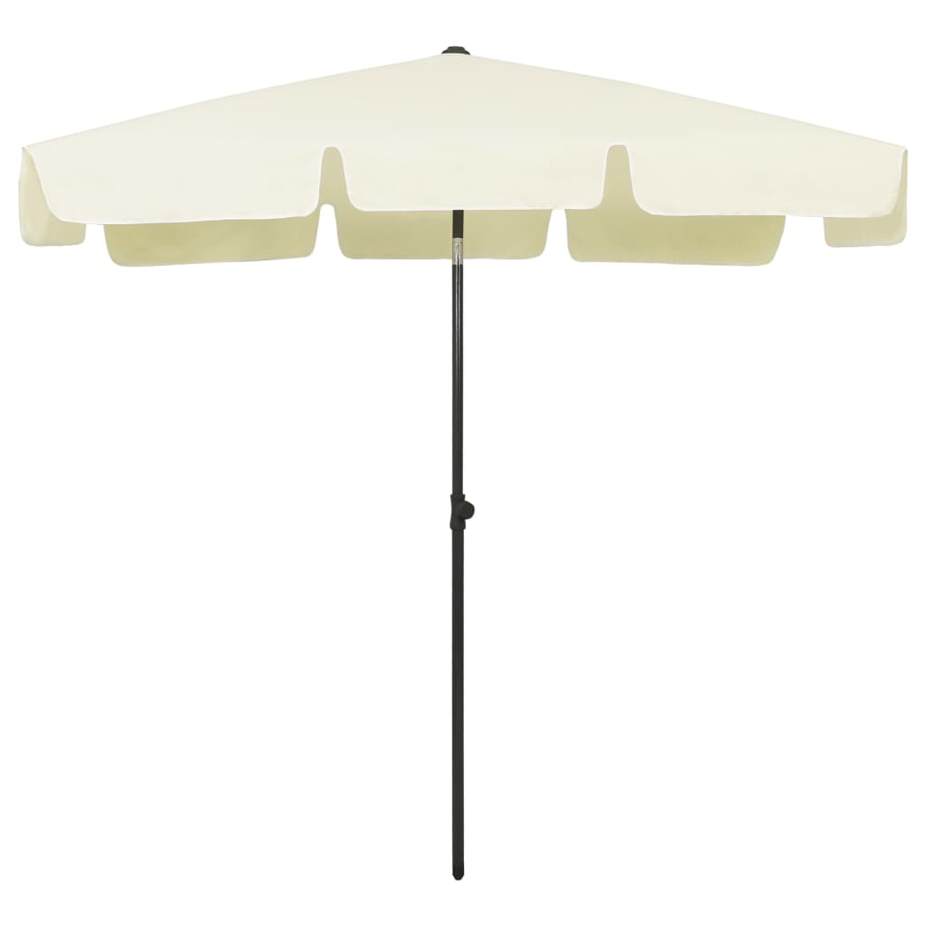 Strandparasol 200X125 Cm Zandgeel 200 x 125 cm sand yellow