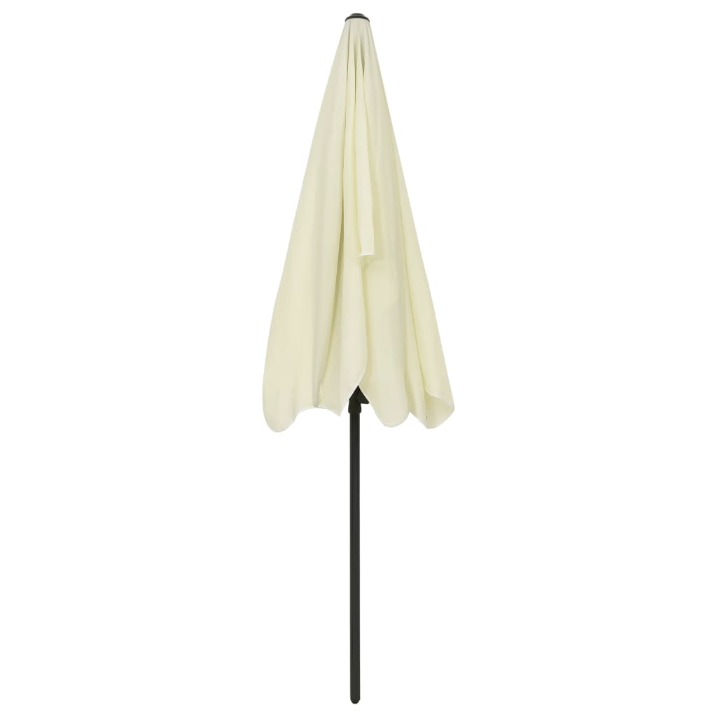 Strandparasol 200X125 Cm Zandgeel 200 x 125 cm sand yellow