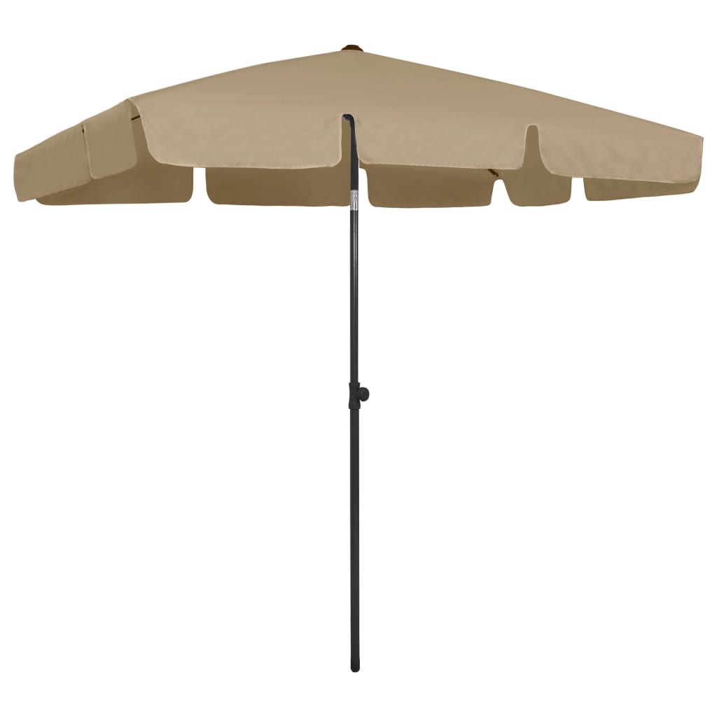 Strandparasol 200X125 Cm Taupe 200 x 125 cm