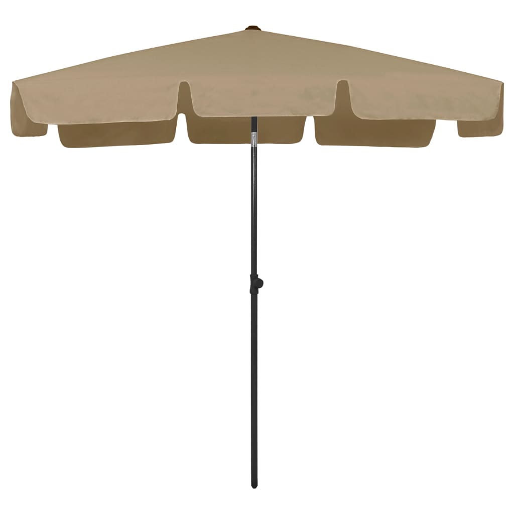 Strandparasol 200X125 Cm Taupe 200 x 125 cm