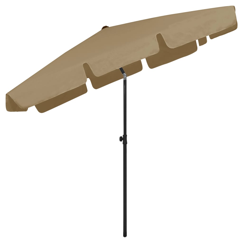 Strandparasol 200X125 Cm Taupe 200 x 125 cm