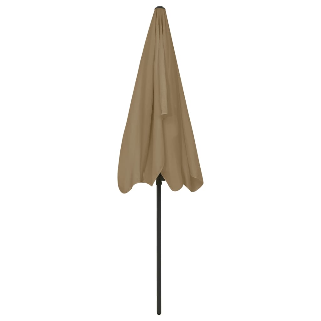 Strandparasol 200X125 Cm Taupe 200 x 125 cm