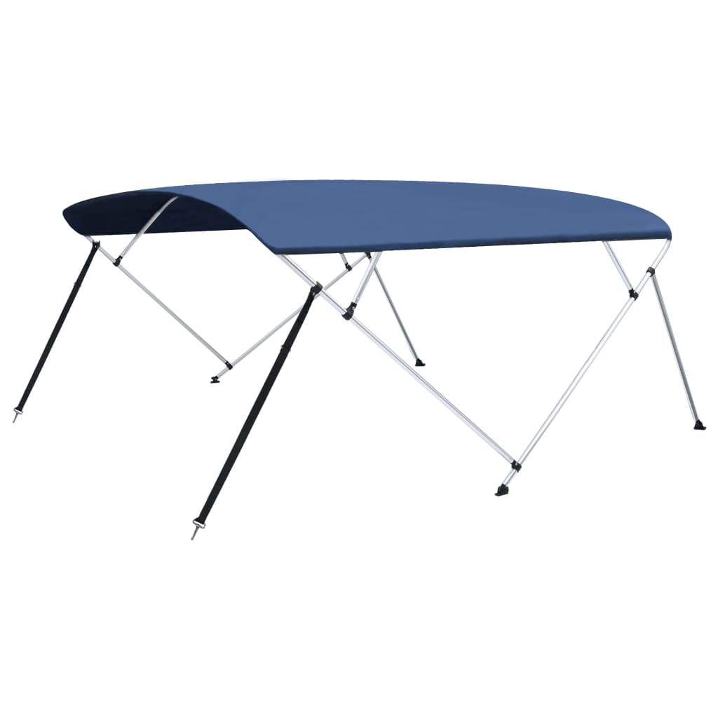 Biminitop 4-boogs 243x(230-244)x137 cm marineblauw