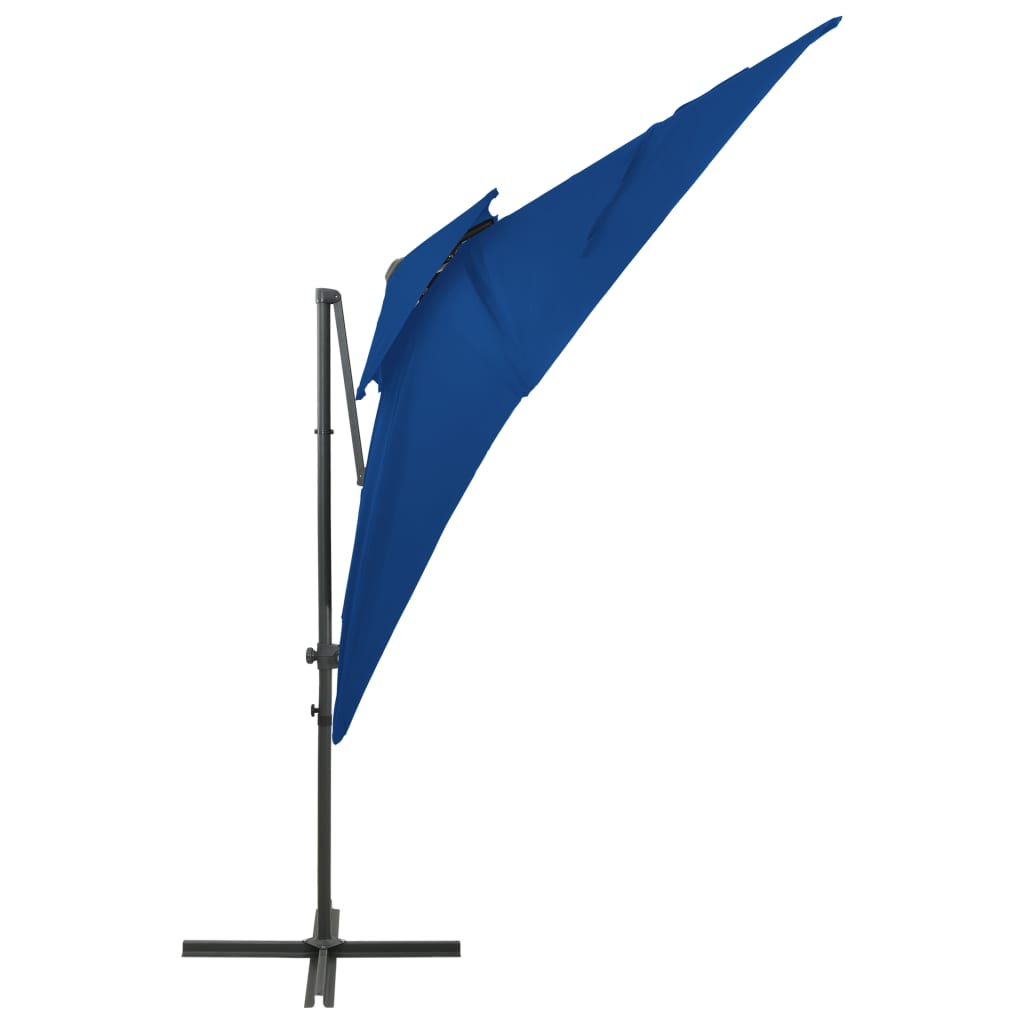 Zweefparasol Met Dubbel Dak 250X250 Cm Azuurblauw azure blue