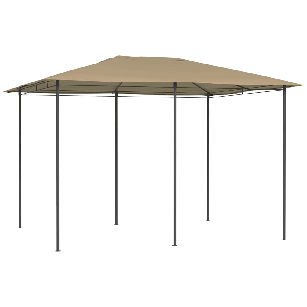 Prieel 160 G/M² 3X4X2,6 M 3 x 4 x 2.6 m Taupe Zonder zijwand