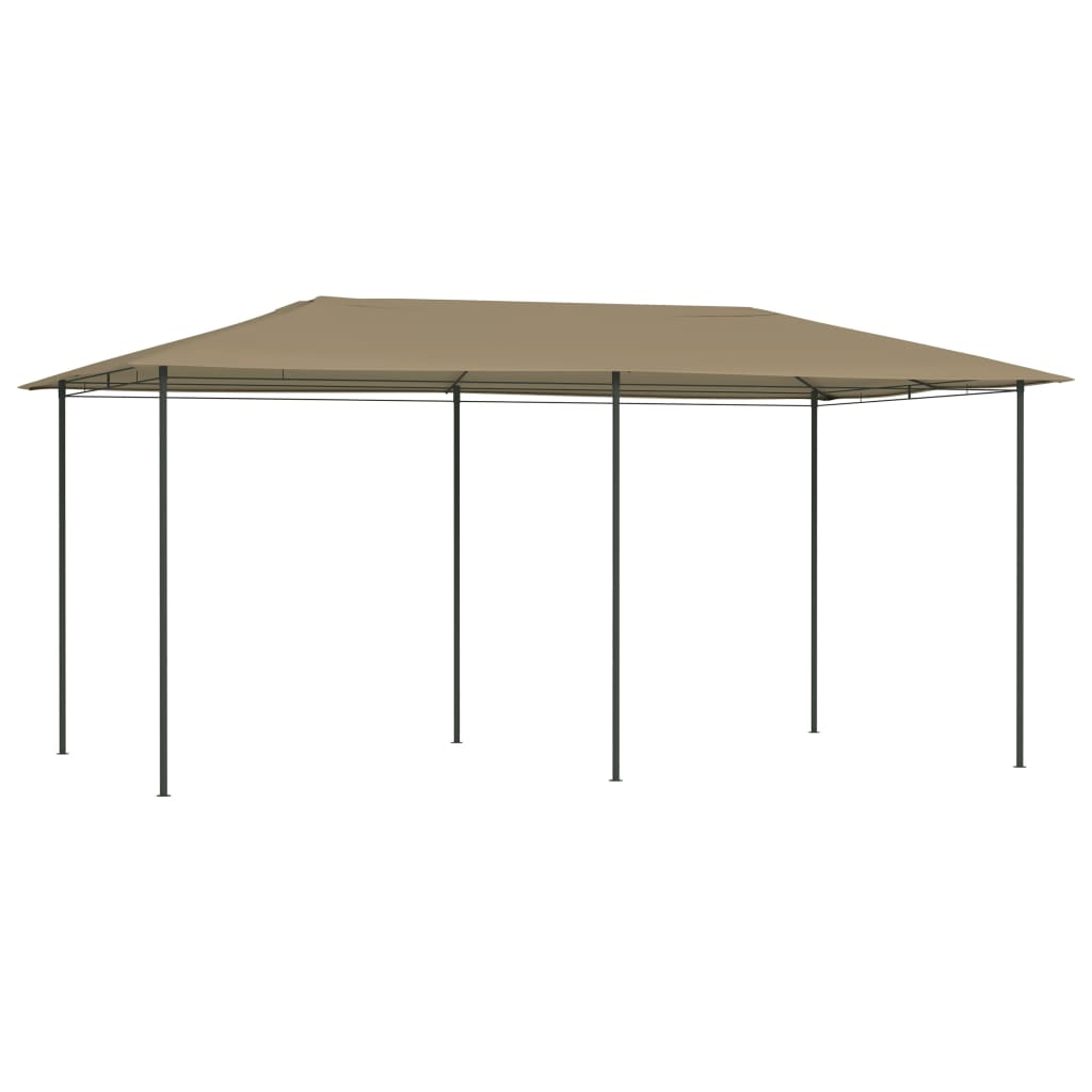 Prieel 160 G/M² 3X6X2,6 M 3 x 6 x 2.6 m Taupe Zonder zijwand