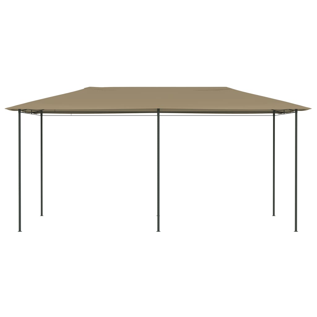 Prieel 160 G/M² 3X6X2,6 M 3 x 6 x 2.6 m Taupe Zonder zijwand