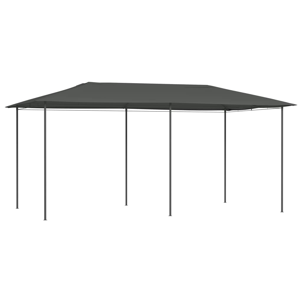 Prieel 160 G/M² 3X6X2,6 M Kleurig 3 x 6 x 2.6 m Antraciet Zonder zijwand