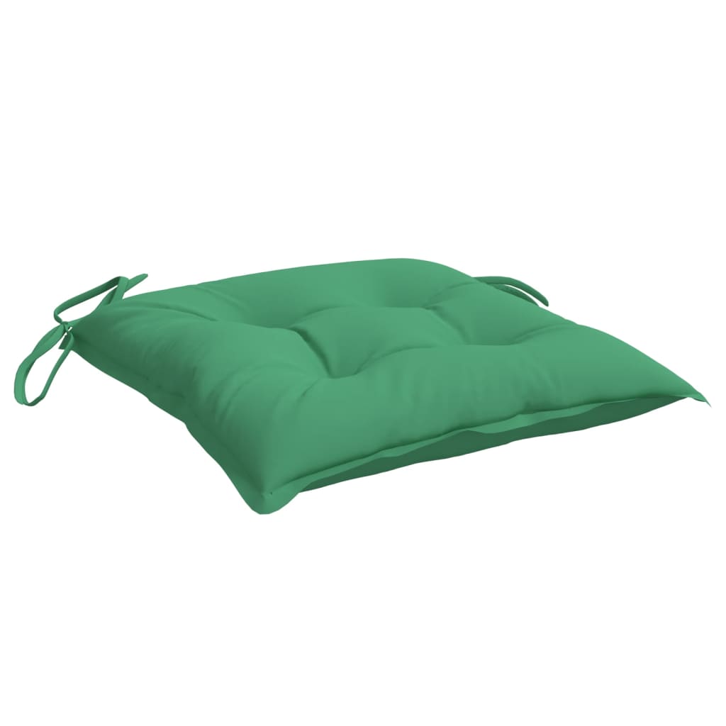 Stoelkussens Oxford Stof Groen 4 40 x 40 x 7 cm