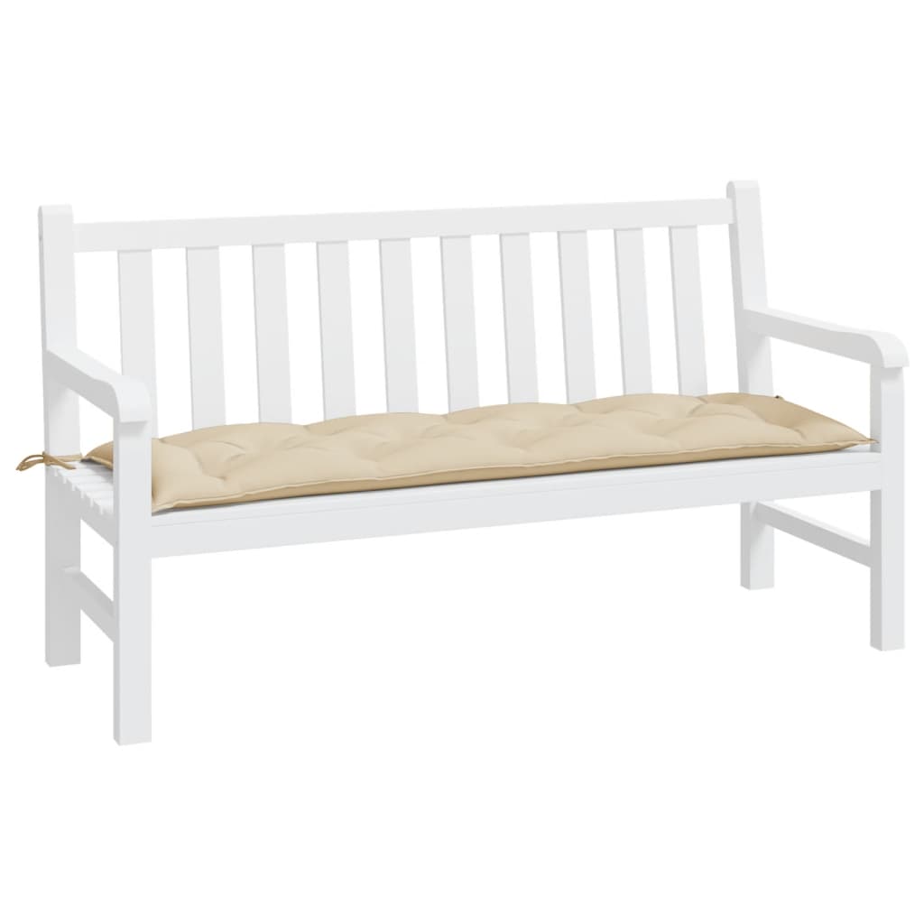 Tuinbankkussen Oxford Stof 150 x 50 x 7 cm Beige