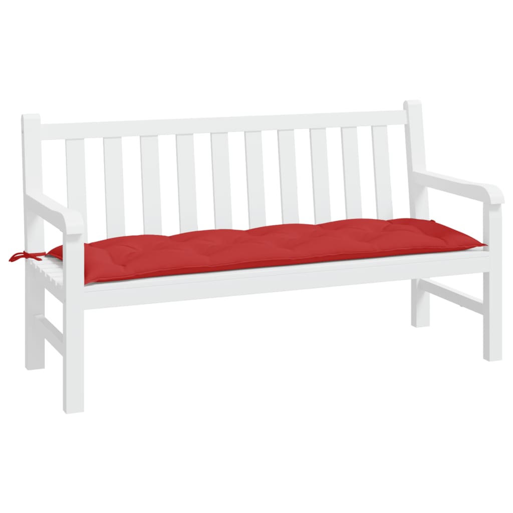 Tuinbankkussen Oxford Stof 150 x 50 x 7 cm Rood