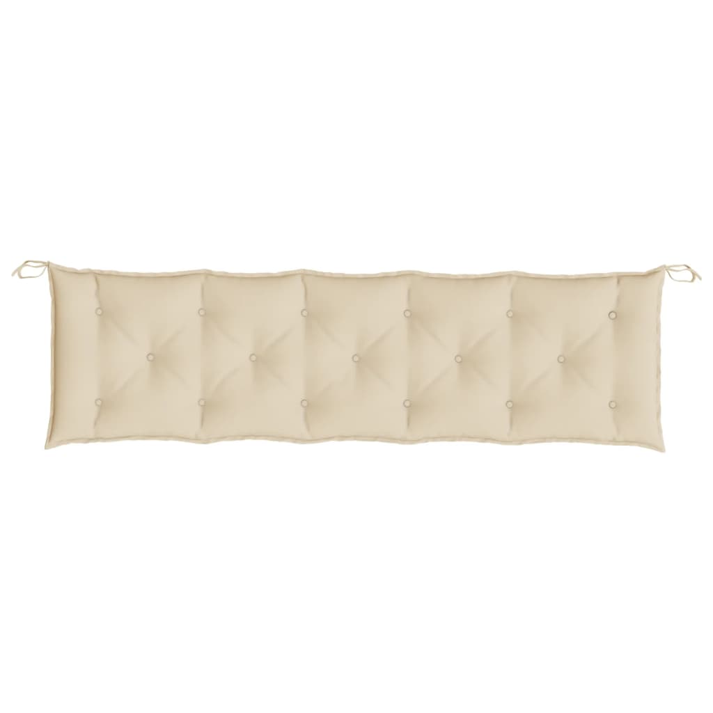 Tuinbankkussen Oxford Stof 180 x 50 x 7 cm Beige