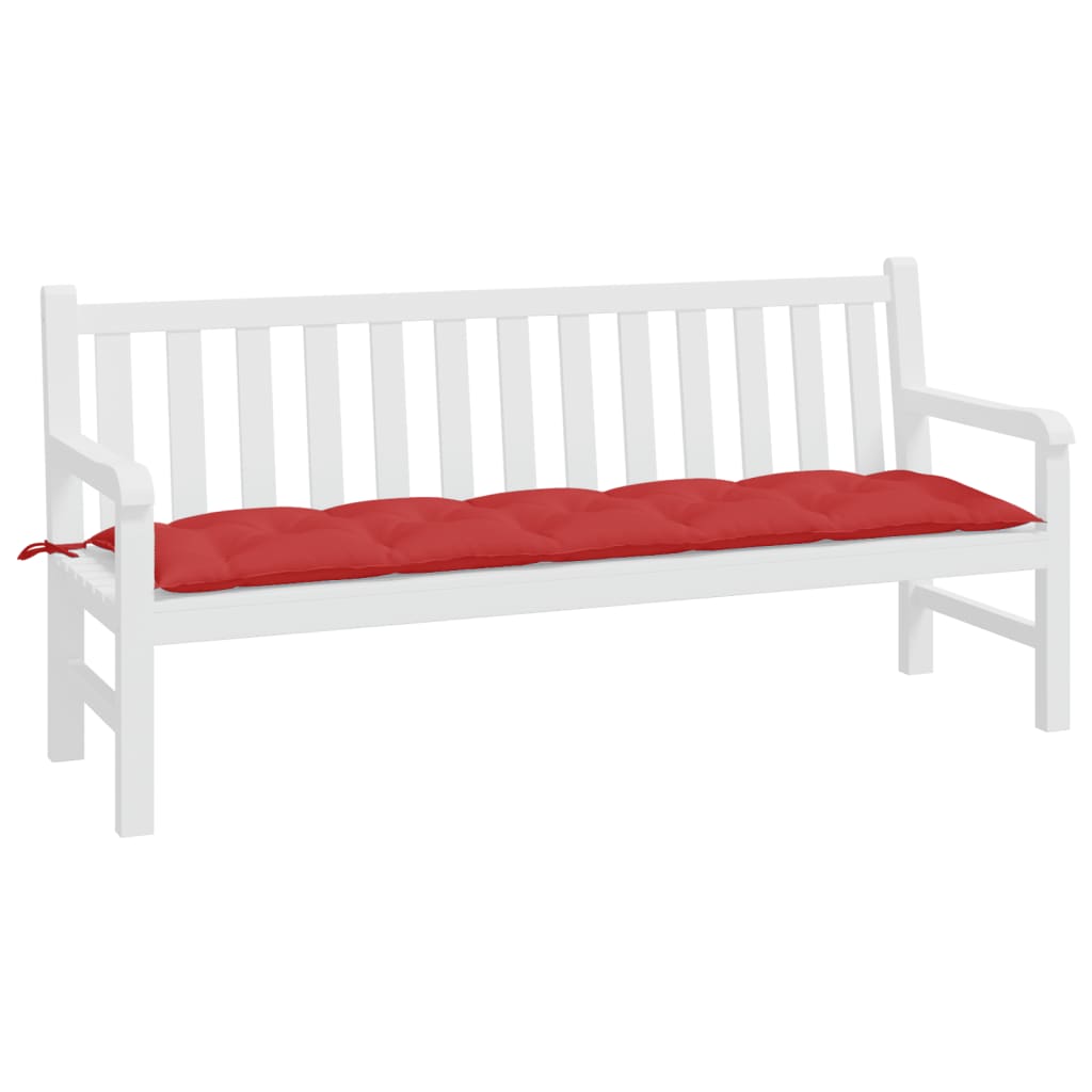 Tuinbankkussen Oxford Stof 180 x 50 x 7 cm Rood