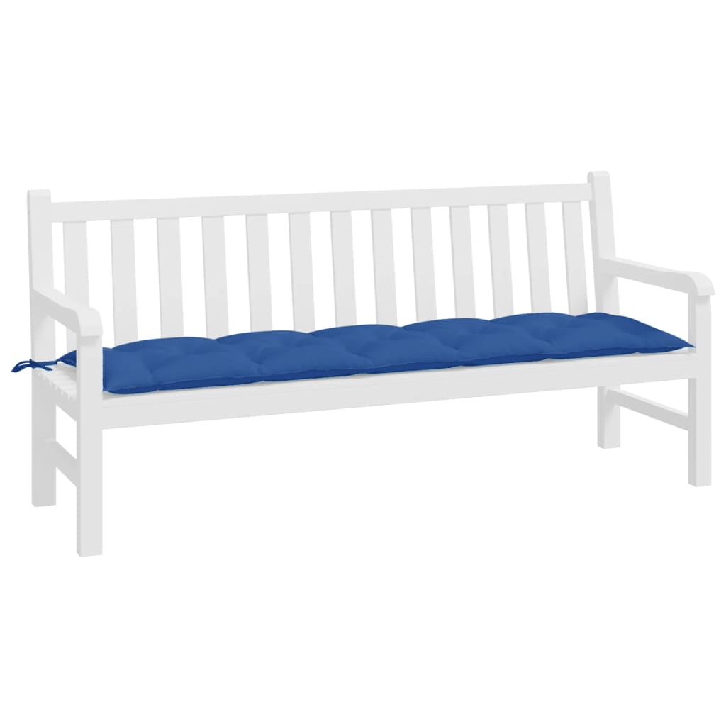 Tuinbankkussen Oxford Stof 180 x 50 x 7 cm Blauw