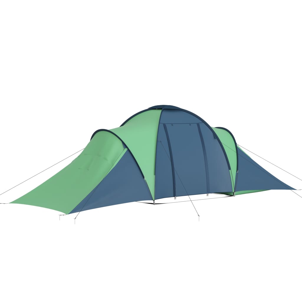 Tent 6-Persoons Blauw en groen