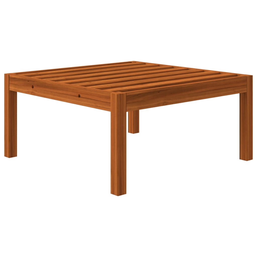 3-Delige Loungeset Met Kussens Massief Acaciahout 1 Middenbank + tafel + voetensteun
